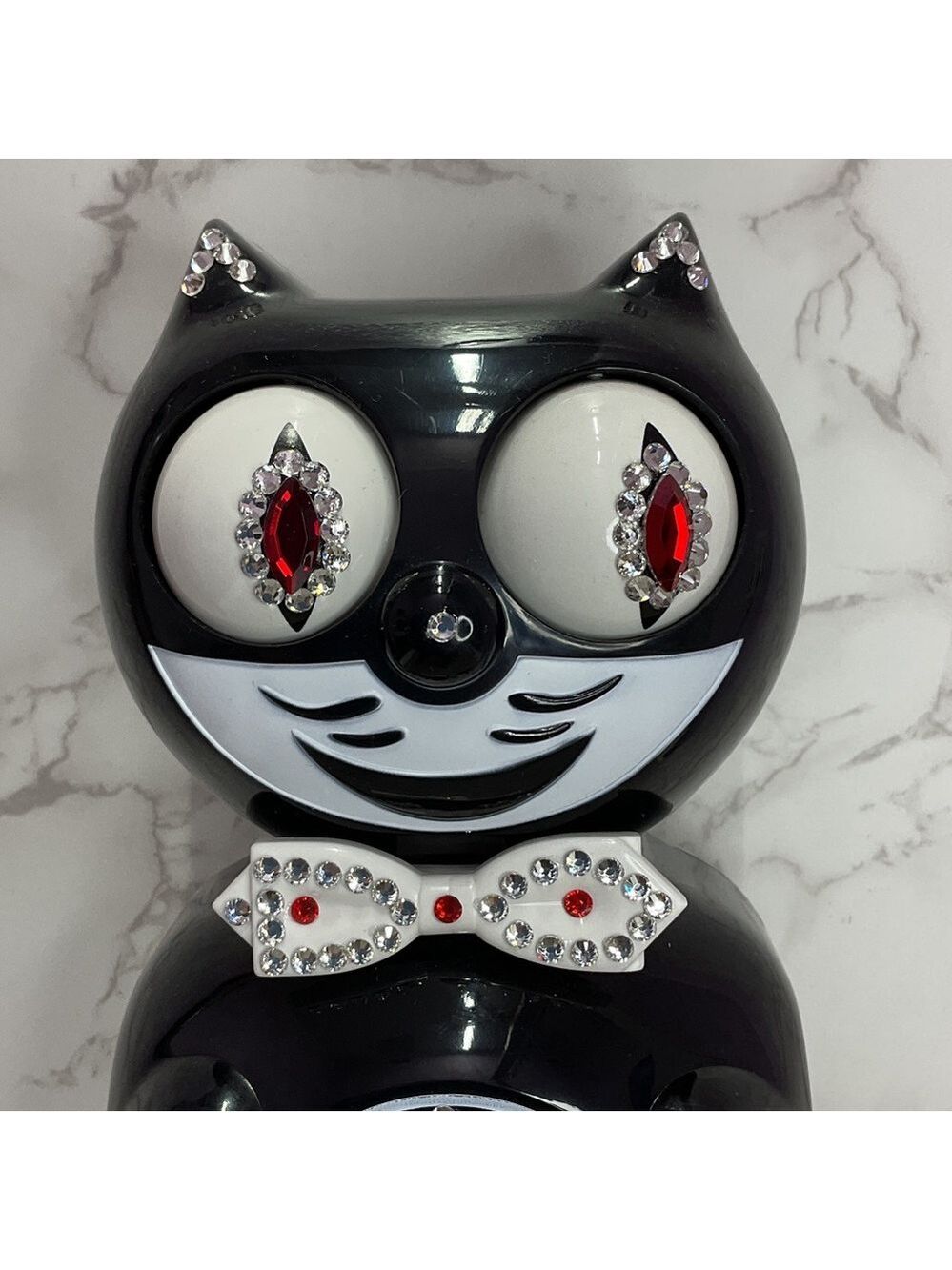 Rare Jeweled 90th Edition Black Kit Cat Klock - Picture 1 of 6